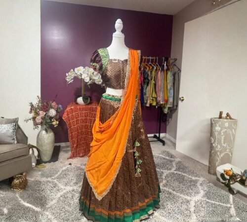 Richly Woven Benaras Brocade Lehenga